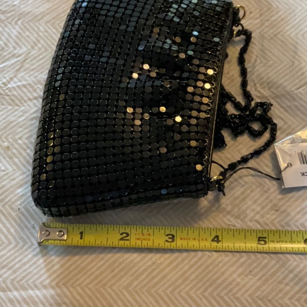 Y&S SMALL evening bag. Brand new never used long chain strap zippered closure. - Picture 5 of 6